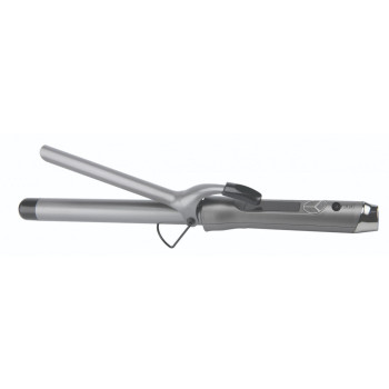 AFRA Japan Hair Curler, AF-360HCGY, PTC Heating Element, LCD Display, 360-Degree Power Cord, Ceramic Coat Barrel, Adjustable Temperature, Cool Safety Tip