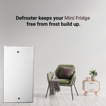 AFRA Japan Tabletop Mini Fridge, 93L Capacity, Defroster, Reversible Door, Separate Chilling Compartment, Mechanical Control, G-MARK, ESMA, ROHS, 2 years Warranty