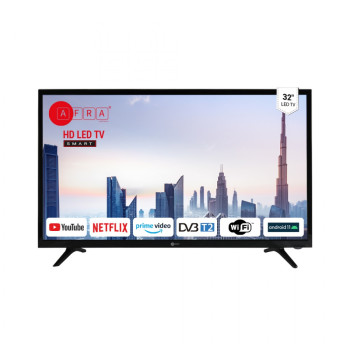 Afra 32, HD, LED, Android 11, HDMI, USB, VGA, PC & Game Console Connection Smart TV