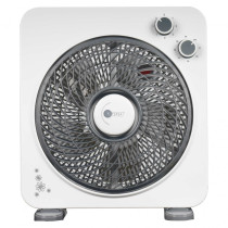 AFRA Japan Electric Box Fan, 45W, 5 Blades, 3 Speeds, Portable, White, G-Mark, ESMA, RoHS, And CB Certified, 2 Years Warranty