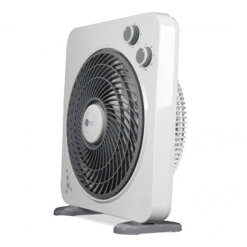 AFRA Japan Electric Box Fan, 45W, 5 Blades, 3 Speeds, Portable, White, G-Mark, ESMA, RoHS, And CB Certified, 2 Years Warranty