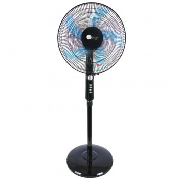 AFRA Japan Electric Stand Fan, 60W, Adjustable Height, 5 Blades, Black, G-Mark, ESMA, RoHS, And CB Certified, 2 Years Warranty