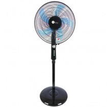 AFRA Japan Electric Stand Fan, 60W, Adjustable Height, 5 Blades, Black, G-Mark, ESMA, RoHS, And CB Certified, 2 Years Warranty
