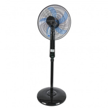 AFRA Japan Electric Stand Fan, 60W, Adjustable Height, 5 Blades, Black, G-Mark, ESMA, RoHS, And CB Certified, 2 Years Warranty