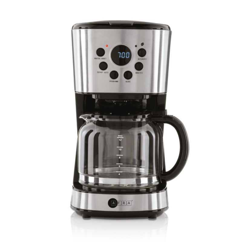 AFRA Japan Coffee Maker, 1.5L Capacity, 900W, Anti-Drip, Removable Filter, Automatic Shut off, Stainless Steel Finish, G-Mark, ESMA, RoHS, CB, 2 years warranty