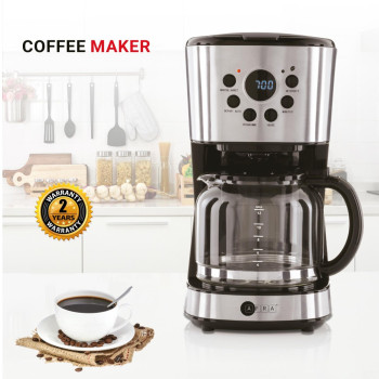 AFRA Japan Coffee Maker, 1.5L Capacity, 900W, Anti-Drip, Removable Filter, Automatic Shut off, Stainless Steel Finish, G-Mark, ESMA, RoHS, CB, 2 years warranty