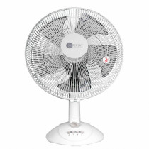 AFRA Japan AF-1645WT Electric Table Fan, 45W, White, G-Mark, ESMA, RoHS, And CB Certified, 2 Years Warranty