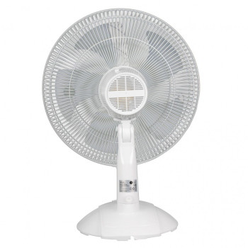AFRA Japan AF-1645WT Electric Table Fan, 45W, White, G-Mark, ESMA, RoHS, And CB Certified, 2 Years Warranty