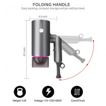 AFRA Japan Hair Dryer, AF-1400HDPG, 1400W, DC Motor, Cool Shot Function, Concentrator, Ionic Function, Multiple Temperature Settings
