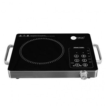 Afra Japan Infrared Cooktop (Single), 2000W, LED Display, Hot Pot Settings, Child Lock, Crystal Plate, Stainless Steel Body, G-Mark, ESMA, RoHS, And CB Certified, 2 Years Warranty.