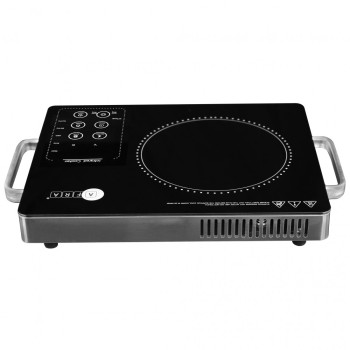 Afra Japan Infrared Cooktop (Single), 2000W, LED Display, Hot Pot Settings, Child Lock, Crystal Plate, Stainless Steel Body, G-Mark, ESMA, RoHS, And CB Certified, 2 Years Warranty.