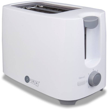 AFRA Japan Electric Breakfast Toaster, 700W, 2 Slots, Removable Crumb Tray, Plastic Body, White Finish, G-Mark, ESMA, RoHS, CB, 2 years warranty