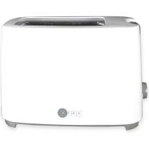 AFRA Japan Electric Breakfast Toaster, 700W, 2 Slots, Removable Crumb Tray, Plastic Body, White Finish, G-Mark, ESMA, RoHS, CB, 2 years warranty