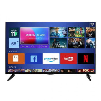 AFRA Japan Smart TV, UHD, 4K, Frameless, LED, Android 11, HDMI, USB, VGA, PC & Game Console Connection, Internet, Streaming, Netflix, Hulu, YouTube, Prime Video, 2 years warranty. (65)