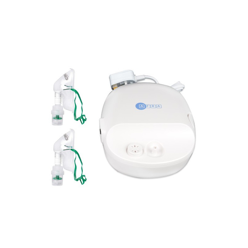 AFRA Japan, Compressor Nebulizer, AF-400CN, White, AC, With Accessories, 2 Year Warranty