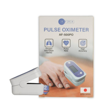 AFRA Japan, Pulse Oximeter, AF-500PO, White, With 4 Colours, TFT Display, 2 Year Warranty