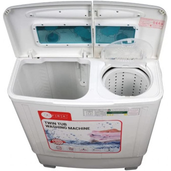AFRA Japan Washing Machine-Top Load, 360W, 7.5 Kg, Twin Tub, Semi-Automatic, Freestanding, Compact Design, Durable Plastic Housing, Washing G-MARK, ESMA, ROHS, and CB Certified, 2 years Warranty