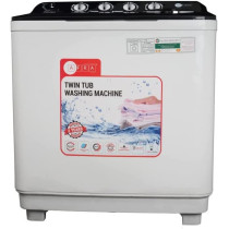 AFRA Japan Washing Machine-Top Load, 450W, 10 Kg, Twin Tub, Semi-Automatic, Freestanding, Deurable Plastic Housing, Washing G-MARK, ESMA, ROHS, and CB Certified, 2 years Warranty