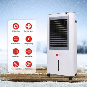 AFRA Japan 5 in 1 Air Cooler, 80W, 12L Capacity, Wide Area Cooling & Circulation, Swing Setting, Speed Settings, G-MARK, ESMA, ROHS, and CB Certified, 2 years warranty : Amazon.ae: Kitchen