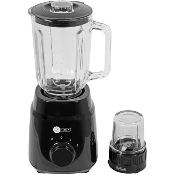 AFRA Japan 2 in 1 Blender, 2 speed settings, Pulse Function, 1.5 Litre Capacity, 4 Cutting Blades, Glass Blender & Grinder Jar, Easy-To-Clean, G-Mark, ESMA, RoHS, And CB Certified, 2 Years Warranty