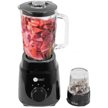AFRA Japan 2 in 1 Blender, 2 speed settings, Pulse Function, 1.5 Litre Capacity, 4 Cutting Blades, Glass Blender & Grinder Jar, Easy-To-Clean, G-Mark, ESMA, RoHS, And CB Certified, 2 Years Warranty