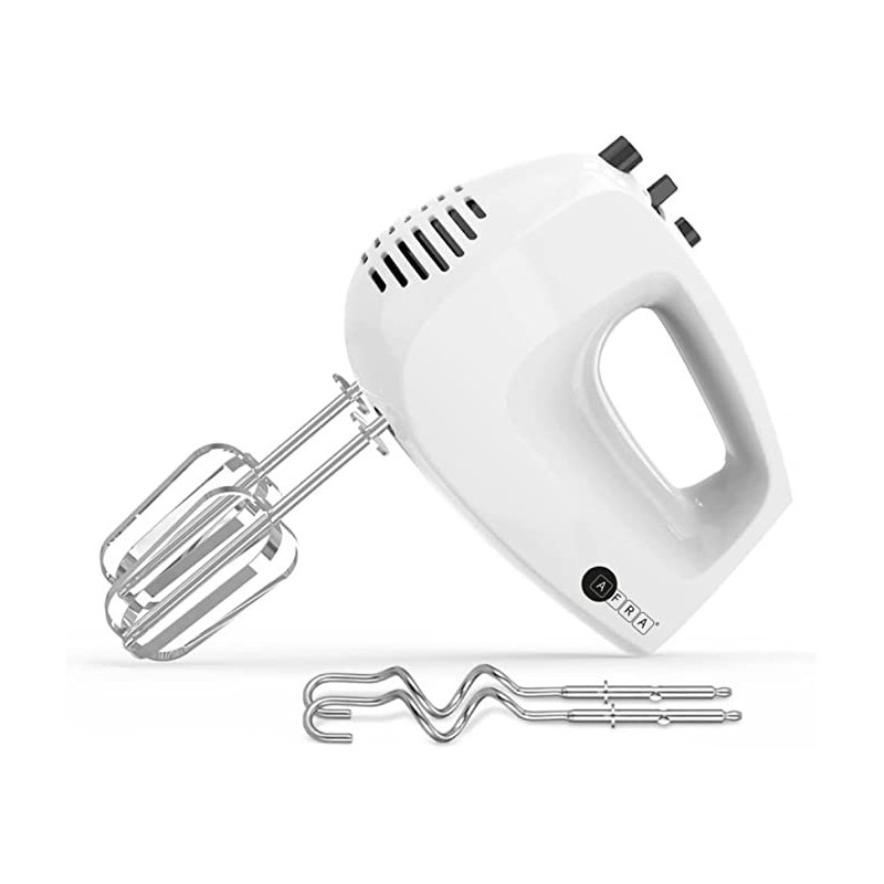 AFRA Japan Hand Mixer, 250W, For Eggs and Dough, Ejector Button with Safety, 5 Speed Settings, Turbo Function, G-MARK, ESMA, ROHS, and CB Certified, 2 years warranty