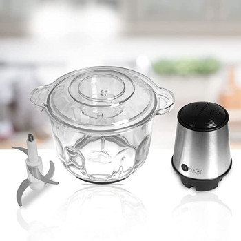 AFRA Chopper, 400W, Compact, 2.5l, Glass Jar, Stainless Steel Blades, Powerful Motor, G-Mark, ESMA, RoHS, And CB Certified, 2 Years Warranty