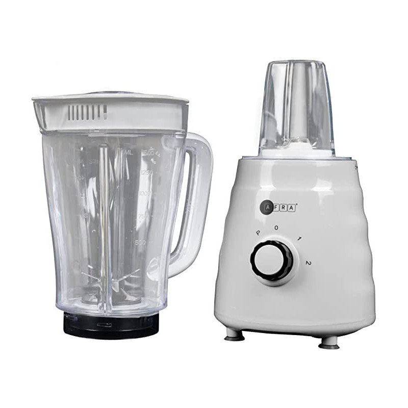 AFRA Japan Blender, 500w, 2 In 1 Set, Stainless Steel Blade, 1.5l, 2 Speeds, Pulse Function, G-Mark, ESMA, RoHS, And CB Certified, 2 Years Warranty