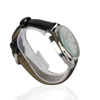 AFRA Ryder Casual Gentleman's Watch, Silver Stainless Steel Case, Japanese Construction, Water Resistant 30m, Black/White