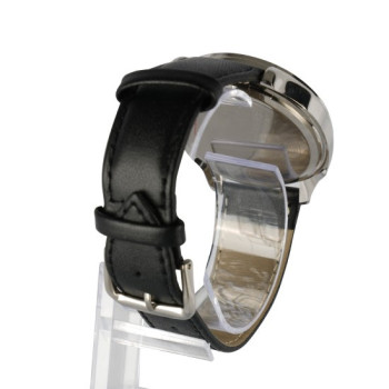 AFRA Ryder Casual Gentleman's Watch, Silver Stainless Steel Case, Japanese Construction, Water Resistant 30m, Black/White