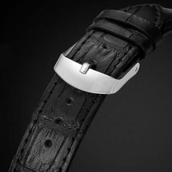 AFRA Moment Gentleman's Watch, Japanese Design, Silver Metal Case, White Dial, Water Resistant 30m