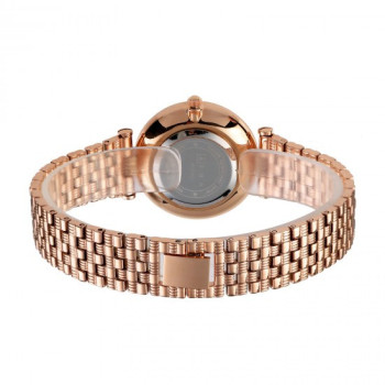 AFRA Ballare Ladies Watch, Gold Case, White Dial, Gold Bracelet