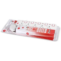 AFRA 5 Way 3m 5 Universal Sockets Cable