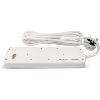 AFRA Japan Universal Extension Cord, 4 Way, 4 Universal Sockets, 5 Meter Cable, Easy Set-Up & Storage, Shockproof, 250V with 2 years warranty