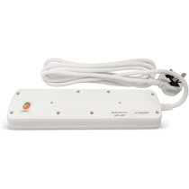 AFRA Japan Universal Extension Cord, 4 Way, 4 Universal Sockets, 5 Meter Cable, Easy Set-Up & Storage, Shockproof, 250V with 2 years warranty