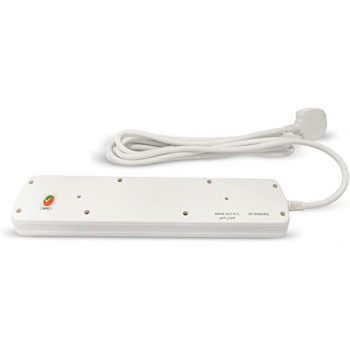 AFRA Japan Universal Extension Cord, 5Way, 5 Universal Sockets, 5 Meter Cable, Easy Set-Up & Storage, Shockproof, 250V with 2 Years warranty