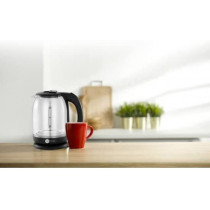 AFRA Japan Electric Kettle Glass, 1500W, 1.8L, Strong Glass Body with 2 years warranty, ESMA, ROHS, and CB Certified.