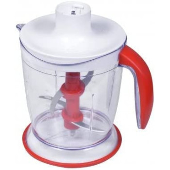 AFRA Japan 2 speed, 5- Piece Hand Blender Set, 700W, Stainless Steel Shaft, GMARK, ESMA, ROHS, and CB Certified with 2 years Warranty, White/ Red .