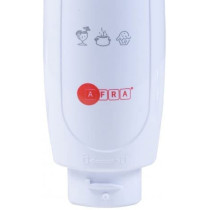AFRA Japan 2 speed Hand Blender, 400W, Stainless Steel Shaft, GMARK, ESMA, ROHS, and CB Certified with 2 years Warranty, White/ Red