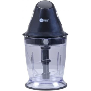 AFRA Japan Electric Chopper, 500W 1.7 L, Stainless Steel Blades, G-MARK, ESMA, ROHS, and CB Certified with 2 years Warranty, Black/ Clear