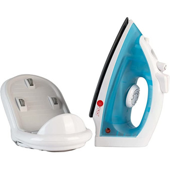Japan Cordless Steam Iron, 1600 W, Ceramic Coat Soleplate, Quick Reheat, Water Level Indicator, Overheat Protection, White/Blue, G-MARK, ESMA, ROHS, and CB Certified with 2 years Warranty