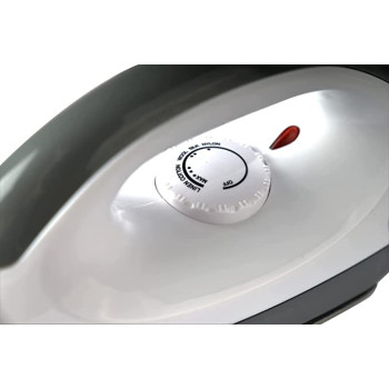 Japan Dry Iron, 1000W, Non-Stick Soleplate, Indicator Light, Overheat Protection, Temperature Knob, Smooth Ironing, White/Grey, G-MARK, ESMA, ROHS, and CB Certified, 2 years Warranty