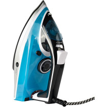 AFRA Japan Steam Iron, 2200 W, Ceramic Coat Soleplate, Heat Distribution, Fast Heat-Up, Double Safety, White/Grey/Blue, G-MARK, ESMA, ROHS, and CB Certified with 2 years Warranty