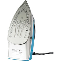 AFRA Japan Steam Iron, 2200 W, Ceramic Coat Soleplate, Heat Distribution, Fast Heat-Up, Double Safety, White/Grey/Blue, G-MARK, ESMA, ROHS, and CB Certified with 2 years Warranty