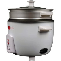 Afra Japan Rice Cooker, 1.5 Litre, Non-stick Inner Pot, Glass Lid, Aluminum Heating Plate, Keep-warm Function, With Measuring Cup & Spoon, G-mark, ESMA, ROHS, And CB Certified, 2 Years Warranty