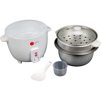Afra Japan Rice Cooker, 1.5 Litre, Non-stick Inner Pot, Glass Lid, Aluminum Heating Plate, Keep-warm Function, With Measuring Cup & Spoon, G-mark, ESMA, ROHS, And CB Certified, 2 Years Warranty