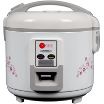 Afra Japan Rice Cooker, 1.5 Litre, Inner Pot, Aluminium Heating Plate, Quick & Efficient, Fully Sealable, Preserves Flavors & Nutrients, G-mark, ESMA, ROHS, And CB Certified, 2 Years Warranty
