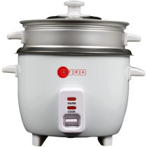Afra Japan Rice Cooker, 1.0 Litre Capacity, Non-stick Inner Pot, Glass Lid, Aluminium Heating Plate, Keep-warm Function, G-mark, ESMA, ROHS, And CB Certified, 2 Years Warranty