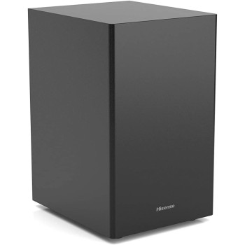 Hisense HS212F 2.1ch Sound Bar with Wireless Subwoofer, 120W, Powered by Dolby Audio, Pure Surround, Ezplay Support, Roku TV Ready, Bluetooth, HDMI ARC/Optical/AUX/USB, 3 EQ Modes, Black