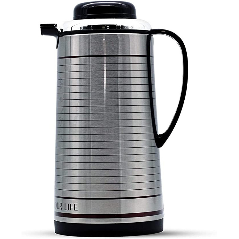 Flexy 15 Hours Hot 24 Hours Cold Retention Stainless Steel Insulated Vacuum Flask 1.6 Liter